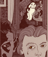 Lithograph: The White Dog